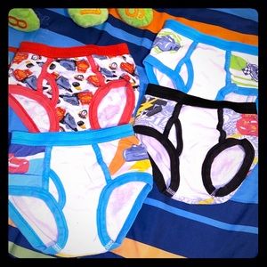 BUNDLE of 4 pairs, Disney/Pixar for Gap Briefs 4T